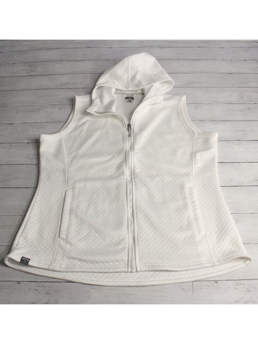 Storm Creek Women's Sleeveless Quilted Jacket Vest Size XL White